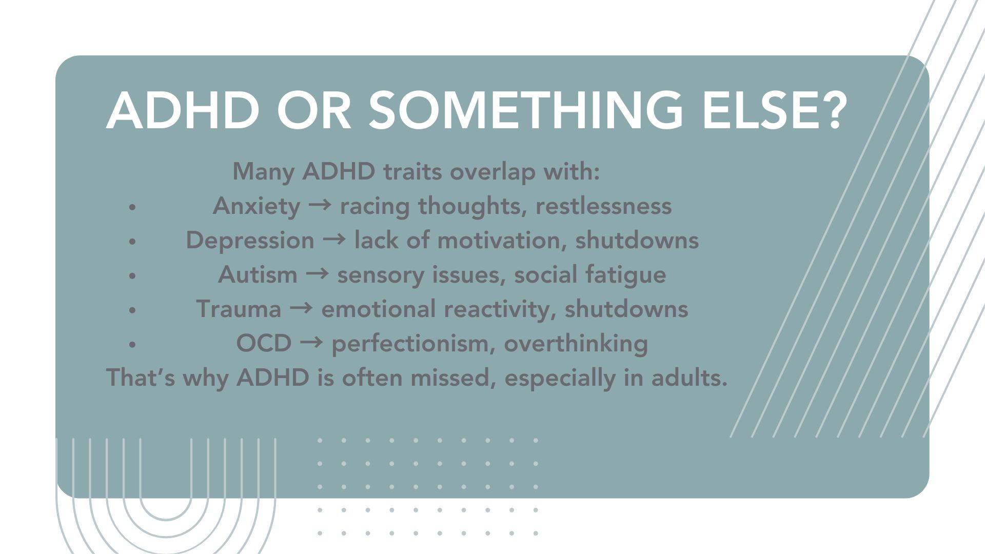 Robert Rackley ADHD or Something Else? - Robert Rackley Counselling