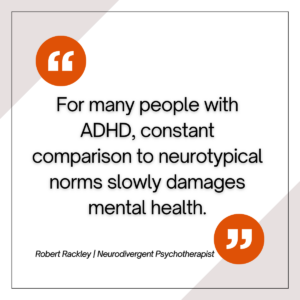 Illustration representing ADHD mental health improving when pressure reduces
