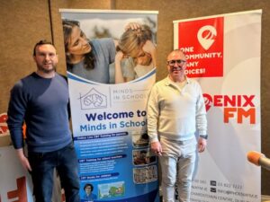 Robert Rackley ADHD and neurodivergence speaker on Phoenix FM radio in Ireland