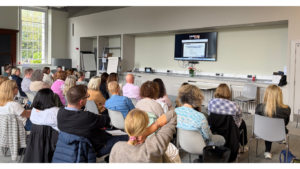 Robert Rackley delivering neurodiversity training to therapists from the HSE National Counselling Service on supporting ADHD and autistic clients in therapy.