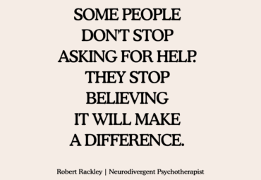 When People Stop Believing That Asking for Help Will Make a Difference